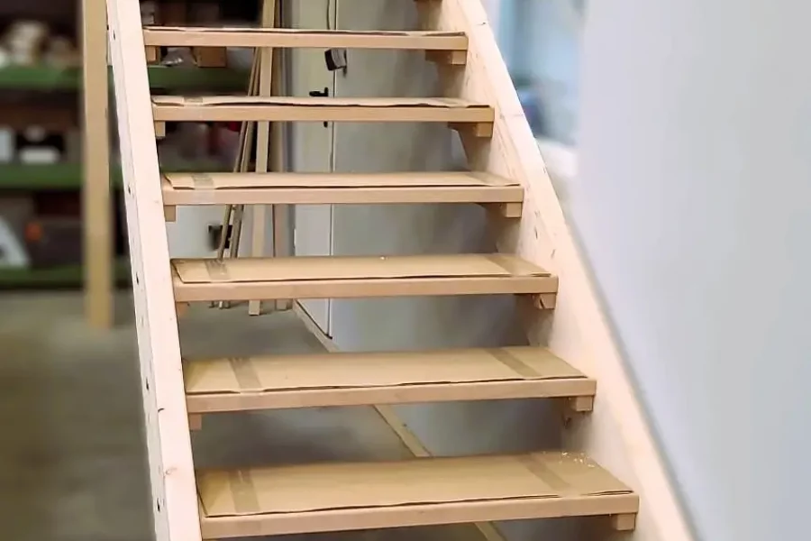 Treppe hochkant